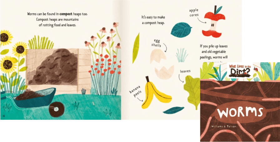 Gardening books for children - Worms
