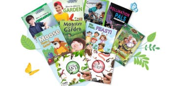 Gardening books in the Reading Eggs Library