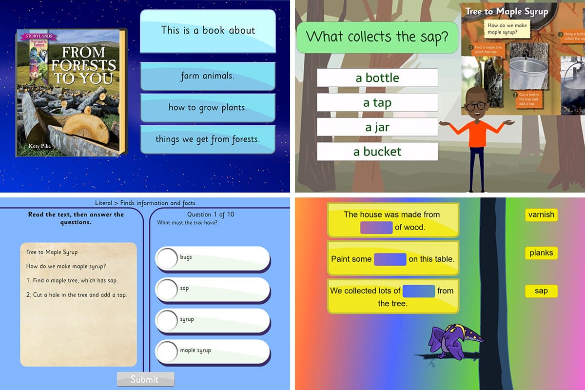 Reading Eggspress targets comprehension with focused lessons, activities and assessments