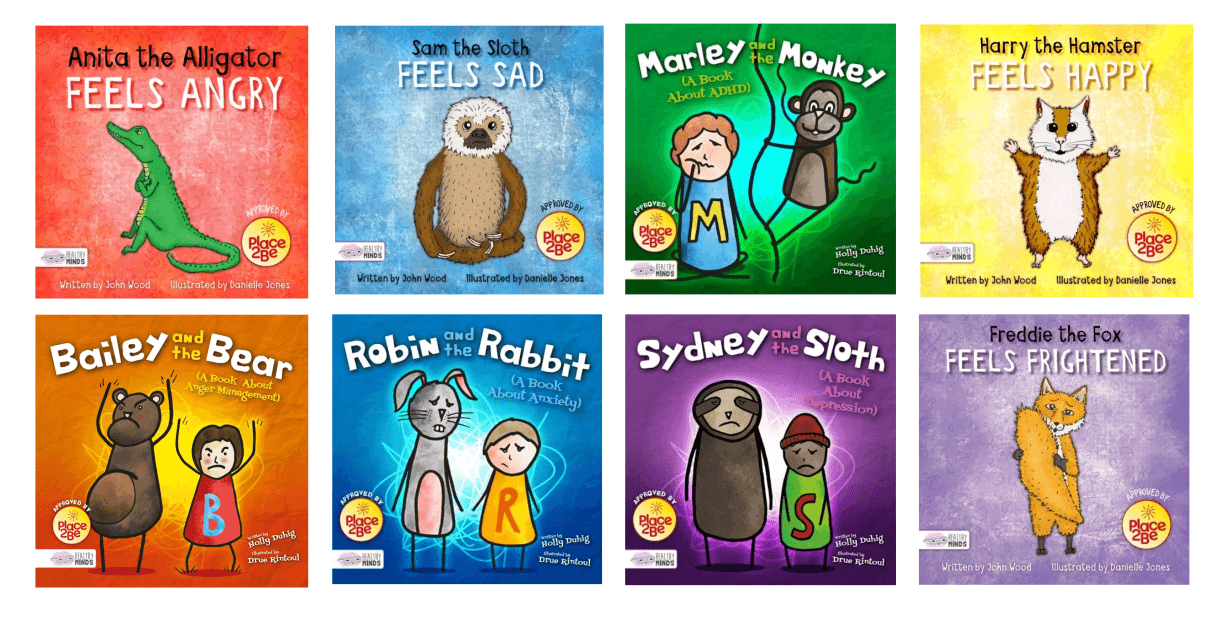Place2Be approved children mental health books (Healthy minds series)
