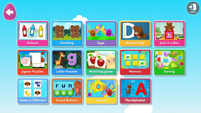 Toddler learning games