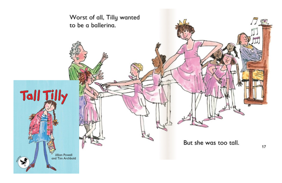 Tall Tilly - children books about self-esteem