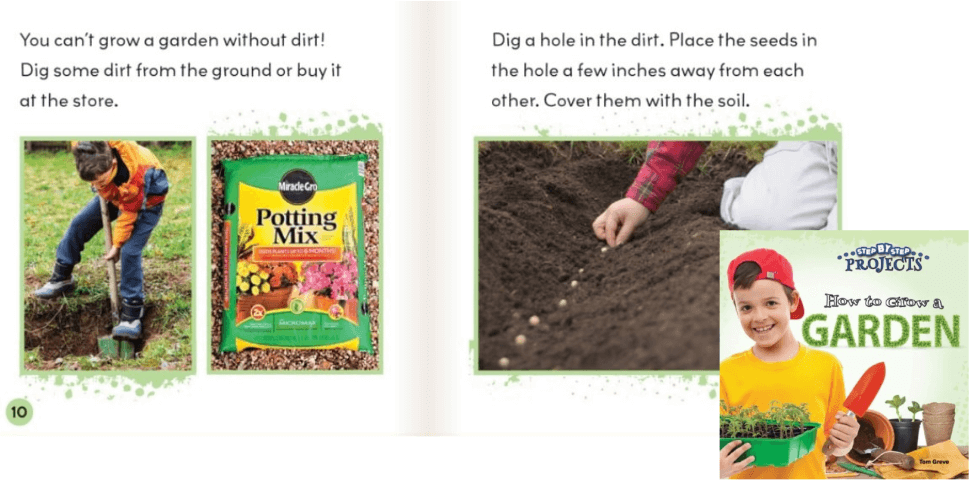 Gardening books for children - How to grow a garden