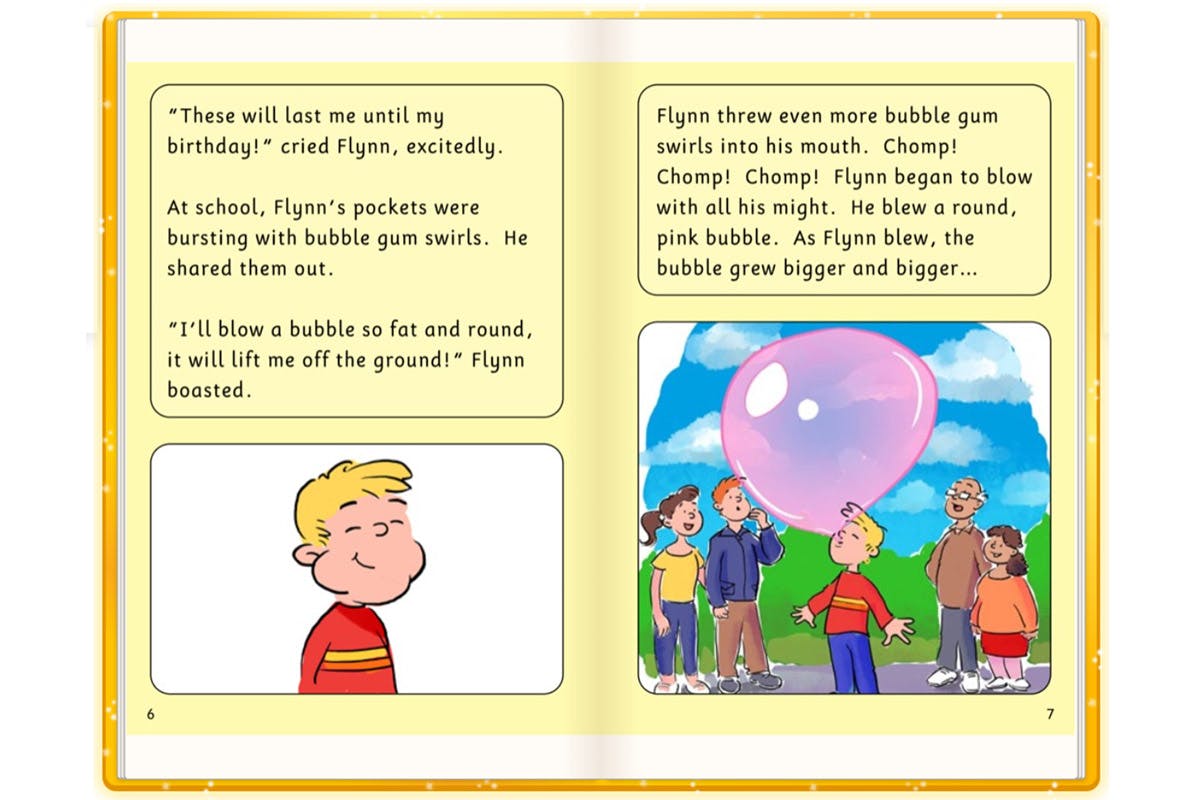 books for children with dyslexia with large fonts and simple layouts