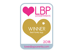 Loved by Parents Best Family App Award Winner 2018