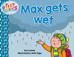 Max gets wet decodable book