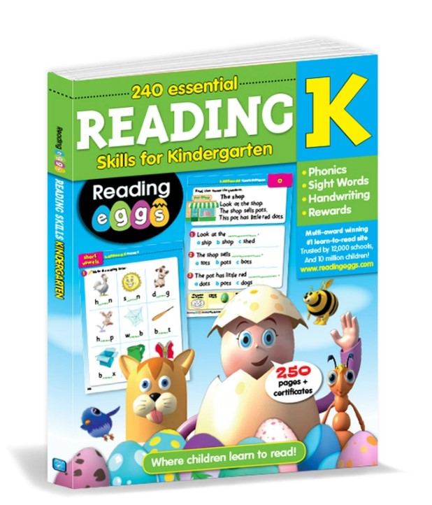 240 Essential Reading Skills for Kindergarten