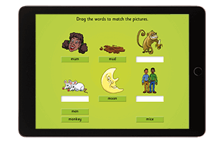 Access Reading Eggs on tablet