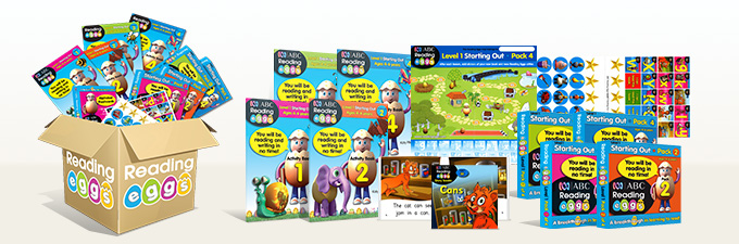 Learn to Read Reading Eggs Level 1 Book Pack