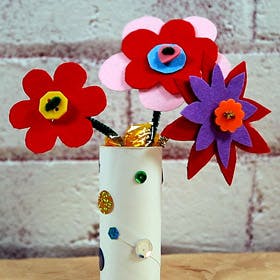 felt flowers craft