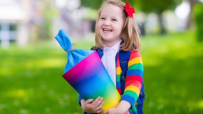 make a first day of school shult&uuml;te school cone