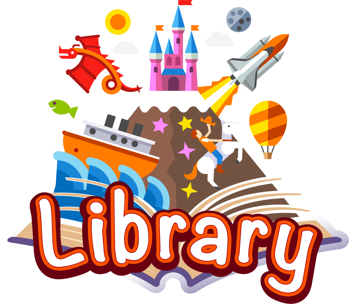 library logo