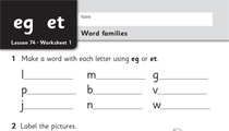 Free Reading Worksheet 74